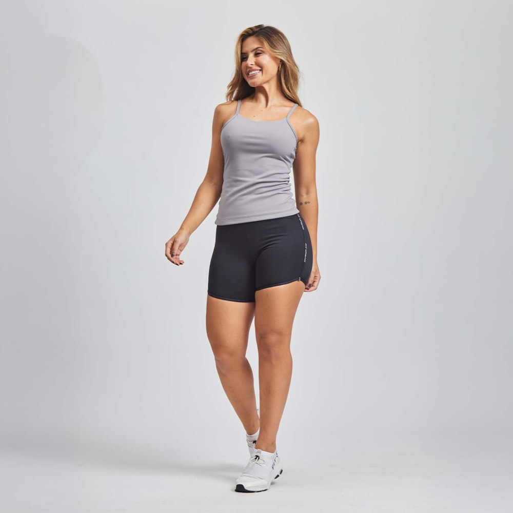 Regata + Short Poliamida Fresh Eclipse Preto