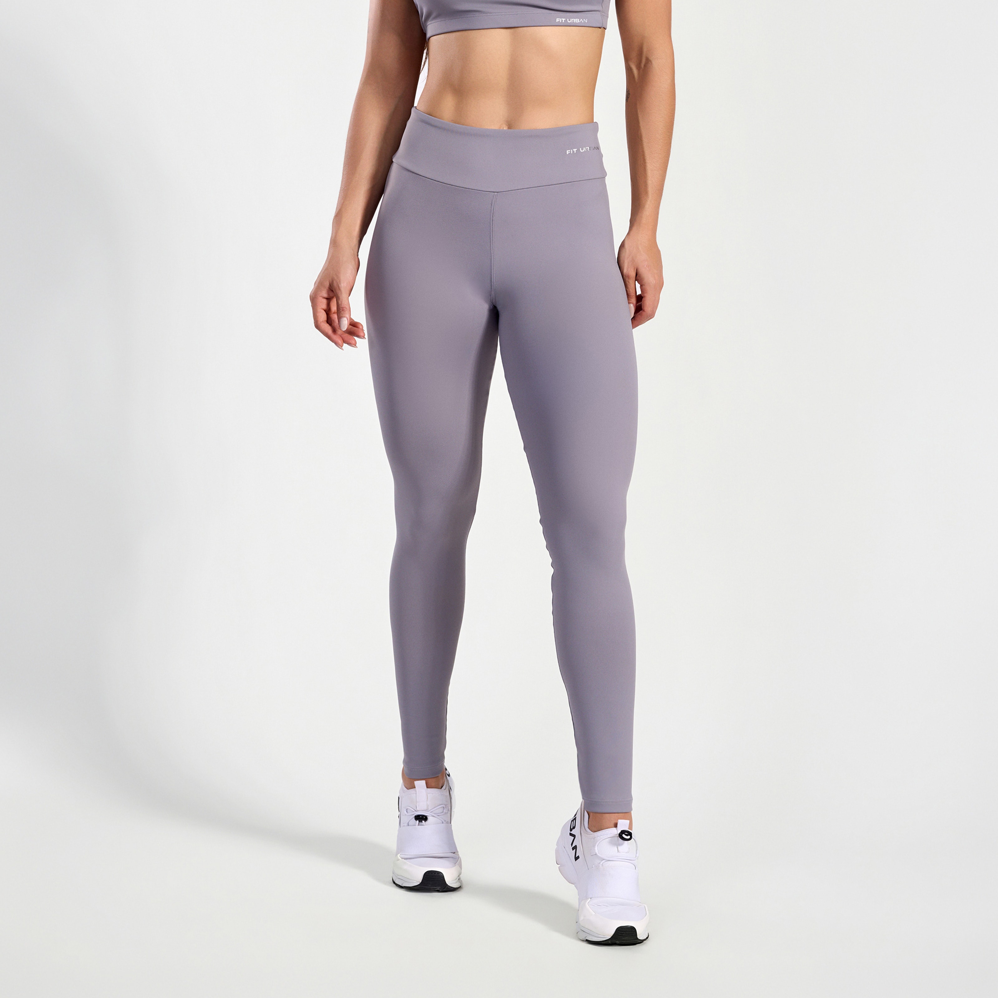 Calça Legging Poliamida com Bolso Invisível no Cós Chocolate | Fit