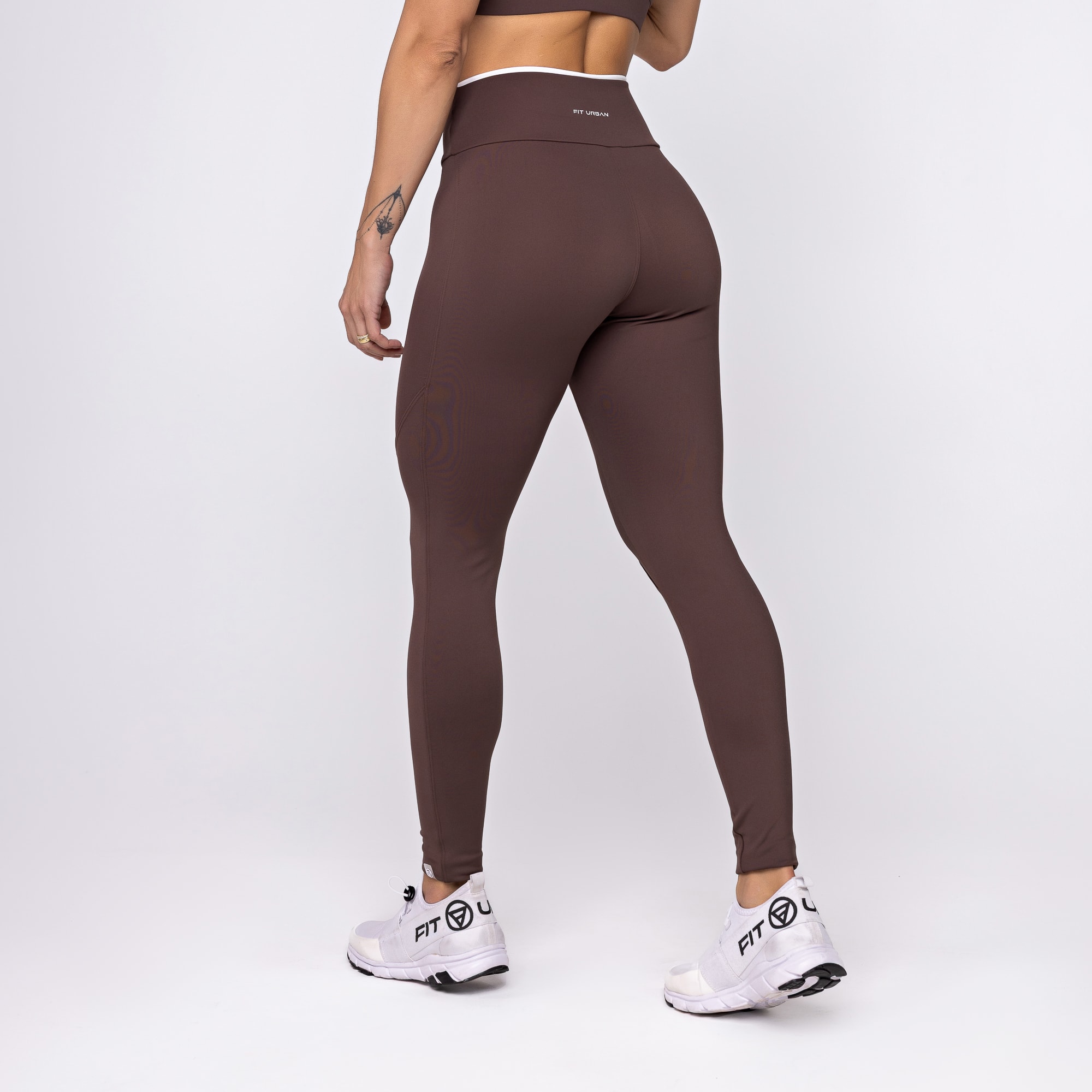 Calça Legging Poliamida Vitality Chocolate | Fit Urban