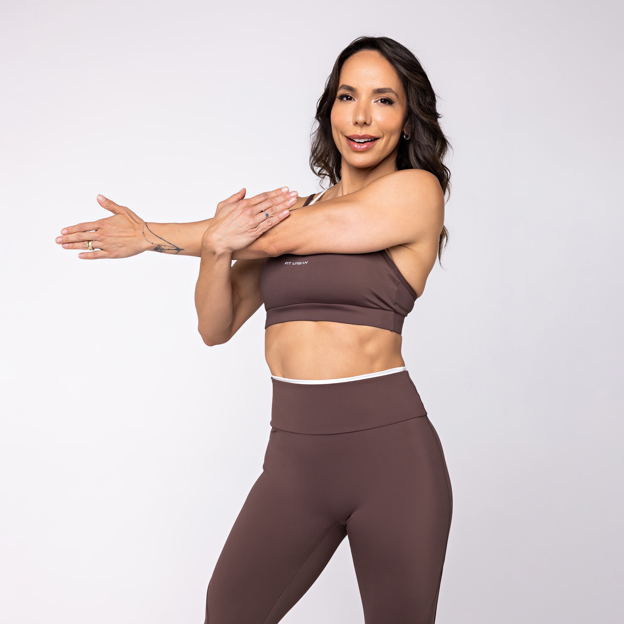 Calça Legging Poliamida Vitality Chocolate | Fit Urban