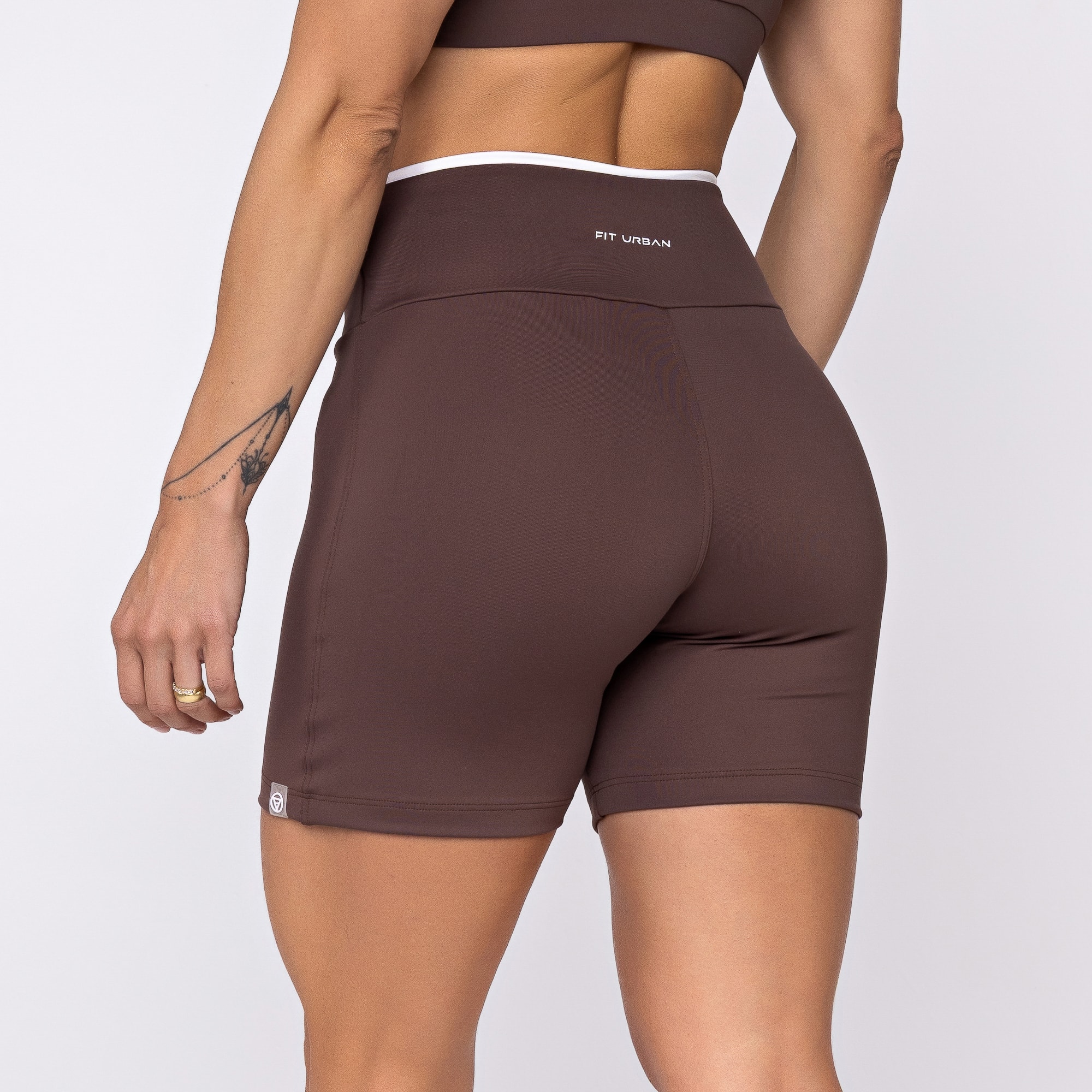 Short Poliamida Vitality Chocolate | Fit Urban
