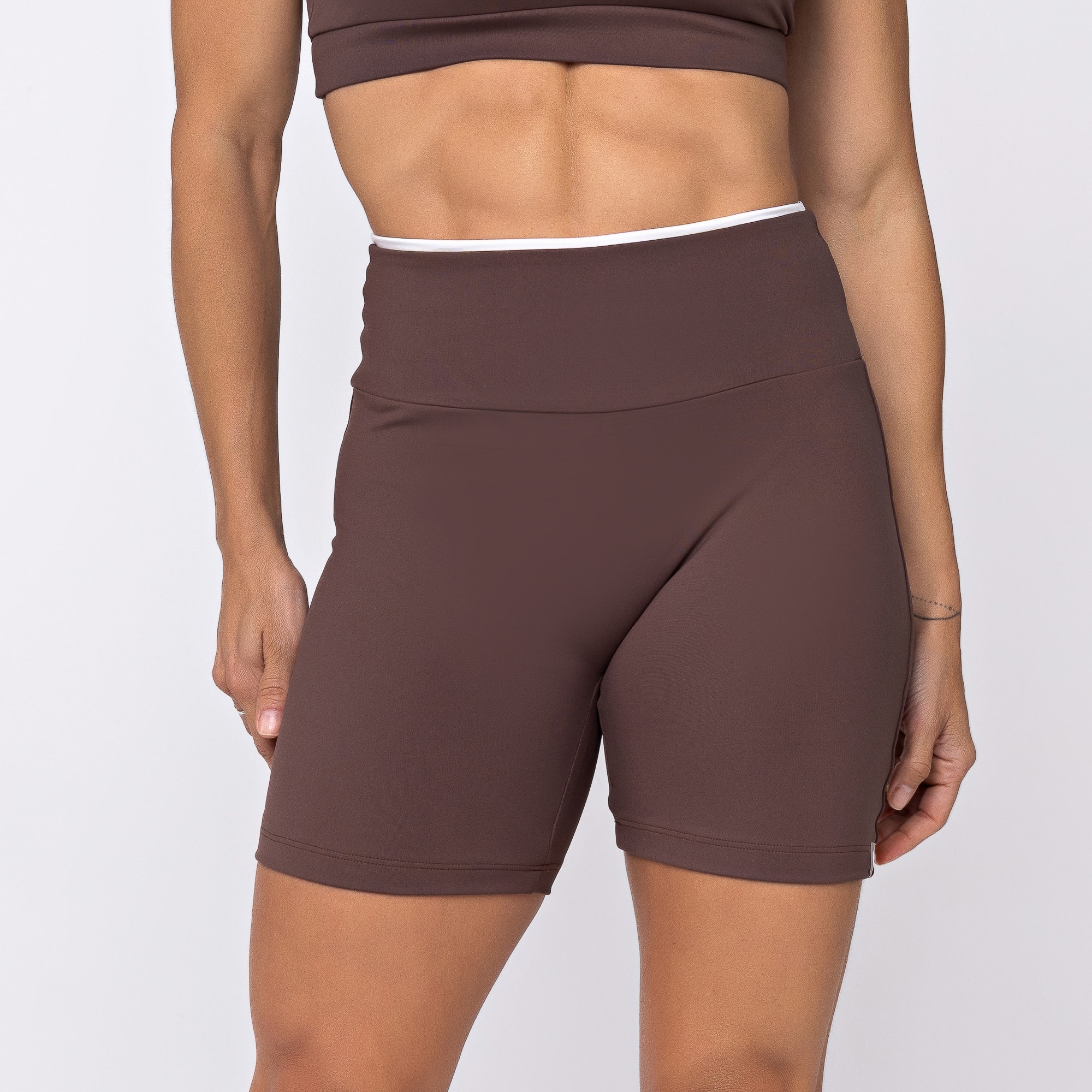 Short Poliamida Vitality Chocolate | Fit Urban